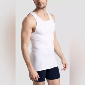 NNT 6 x Fruit of The Loom cotton comfortable fitted sleeveless tank top L